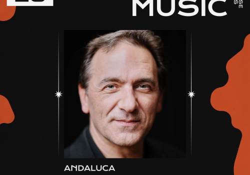 A promotional poster shows a man with text: "Joe Doria Music", "09/26", "Andaluca", and "07:00pm".