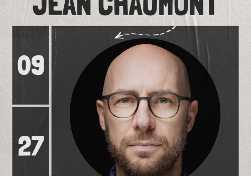 Concert poster for an event featuring Jean Chaumont at Mayflower Park Hotel on September 27 at 7:00 PM.